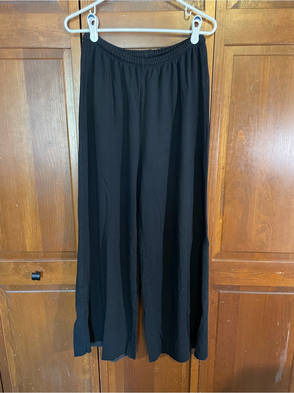 Aerie Black Offline Wide Leg Pants